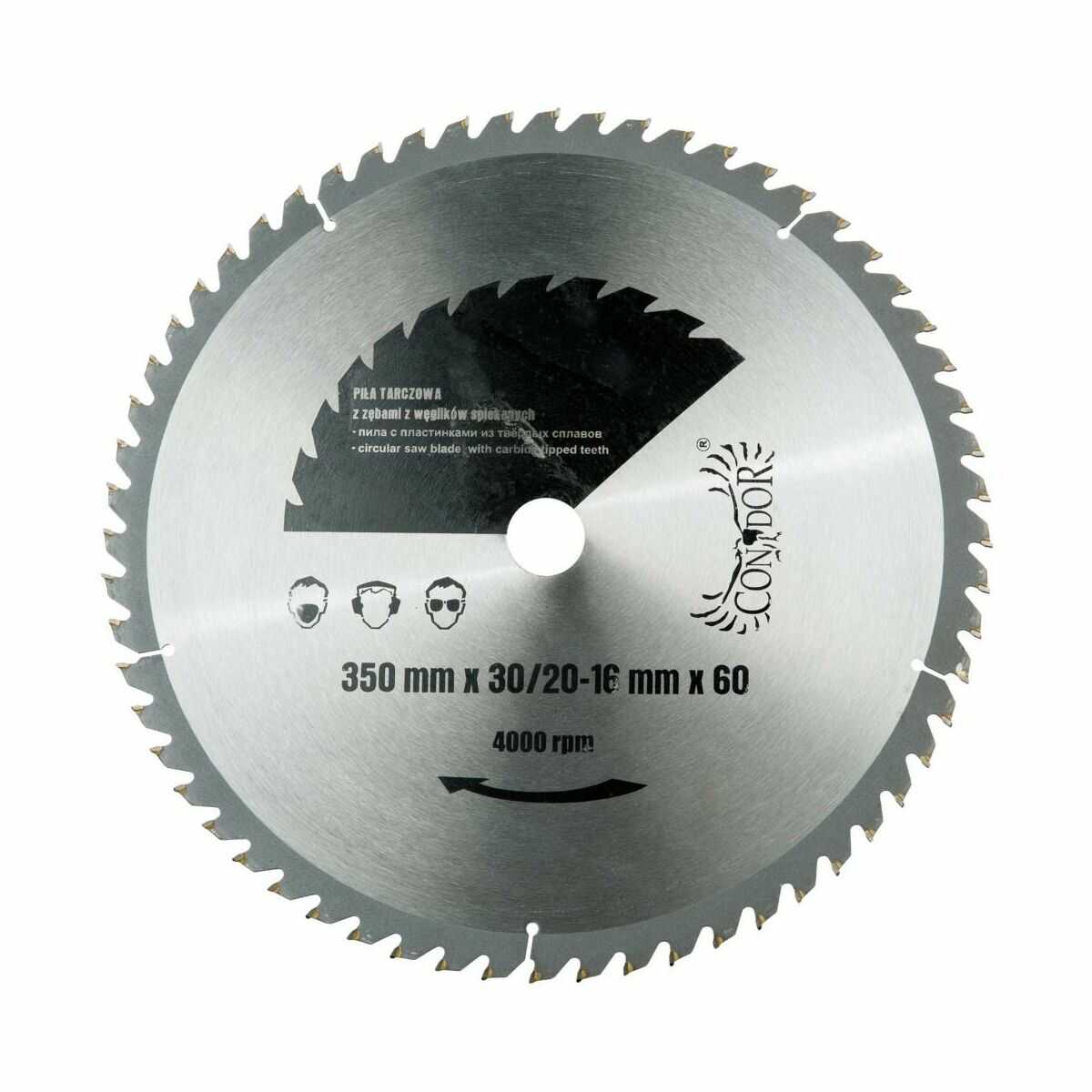 Tarcza do pilarki tarczowej 350 mm 60T WIDIA CONDOR