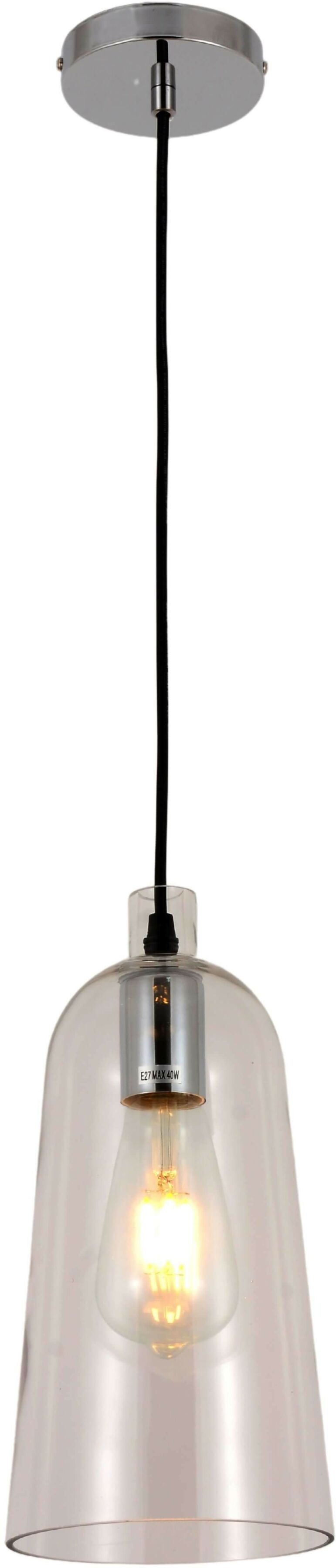 Nordica lampa wisząca transparentna LDP 6814-1 (PR) Lumina Deco // Rabaty w koszyku i darmowa dostawa od 299zł !