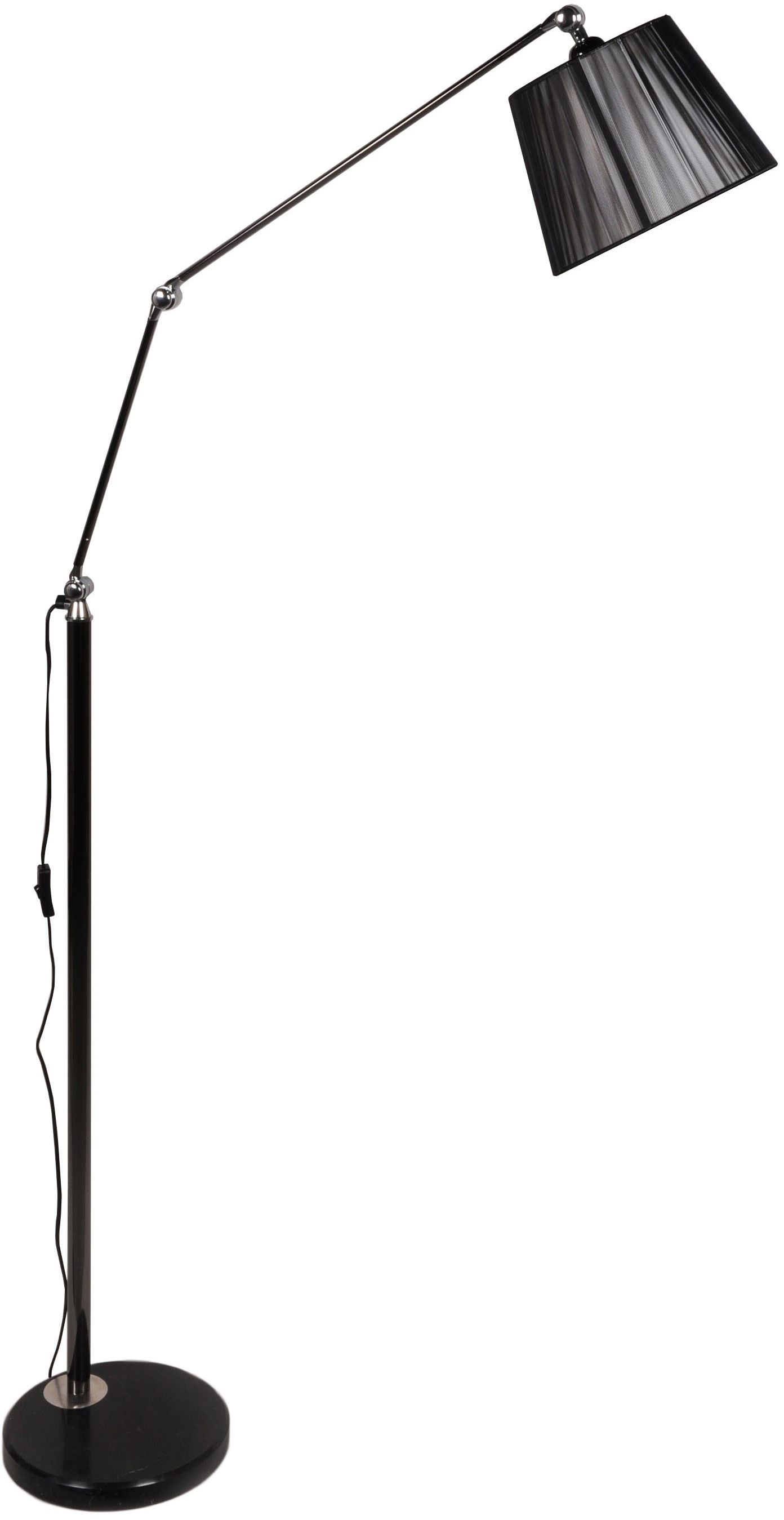 LAMPA STOJĄCA PODŁOGOWA CZARNA PRIZZE