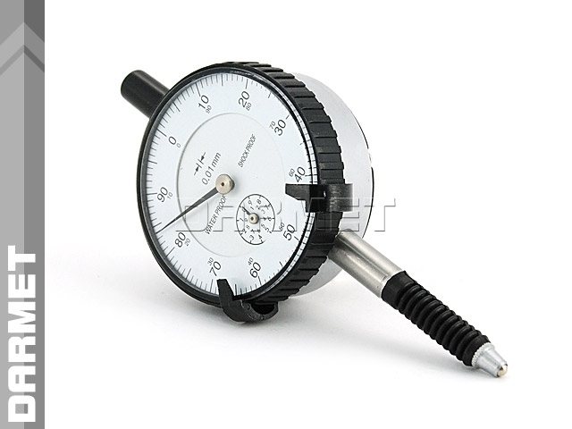 DARMET Czujnik zegarowy udarowy wodoodporny zakres 0 - 10 mm / 0,01 mm 539D-053