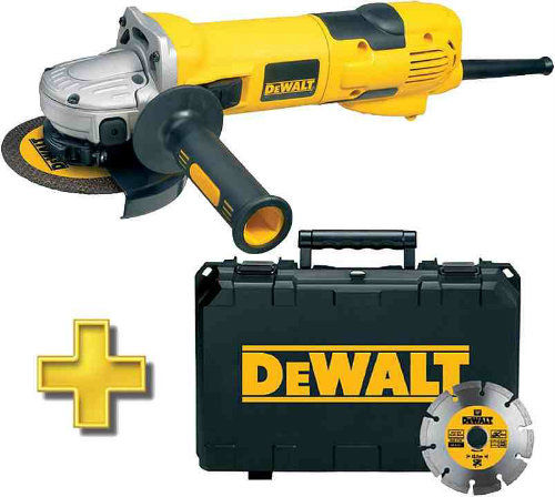 Szlifierka kątowa 1100W 125mm + tarcza 125mm DEWALT D28133KD
