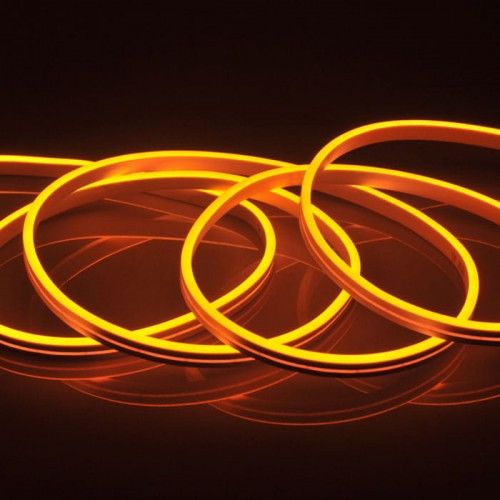 Taśma NEON LED pomarańczowa IP65 - 2 m.