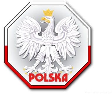 Magnes z efektem 3D STOP Polska - Orzeł