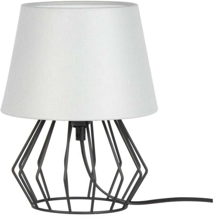 Spot-Light 7668104 - Lampa stołowa MANGOO 1 E27/40W/230V szara/czarna