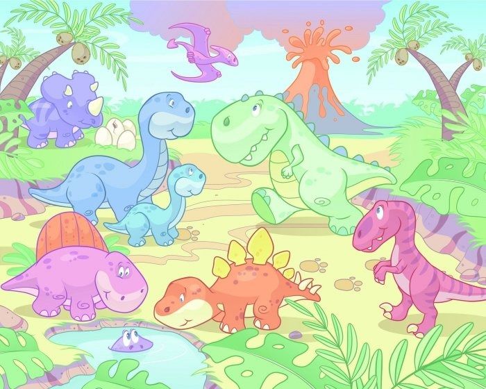 Tapeta baby dinozaury