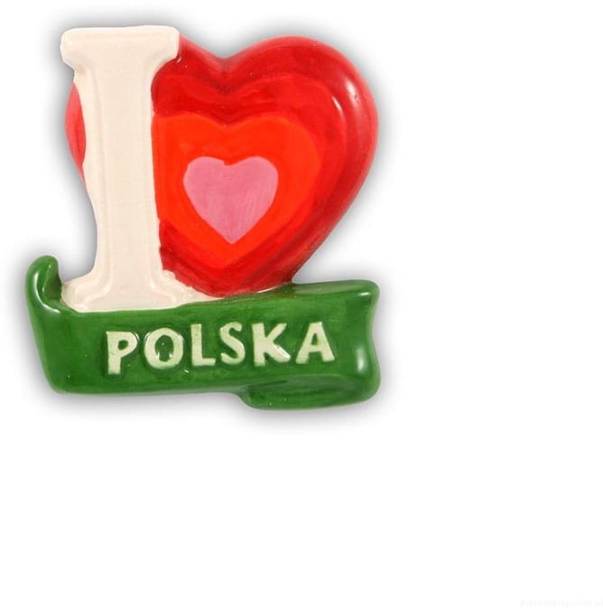 Magnes ceramiczny Polska Kocham