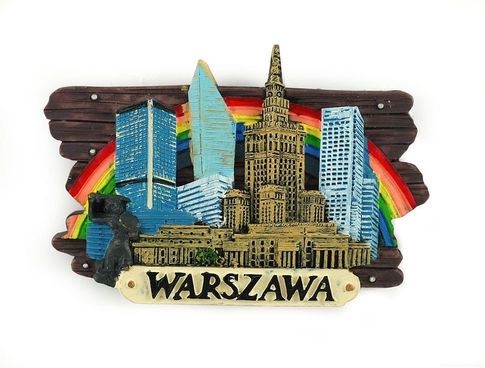 Magnes deska Warszawa city