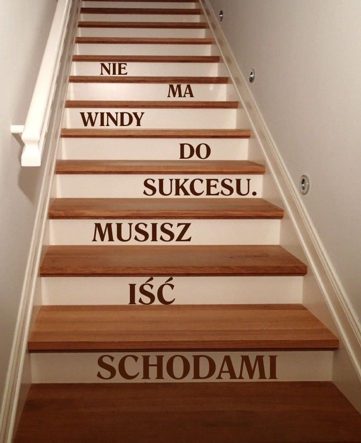 Nie ma windy do sukcesu