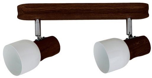SPOTLIGHT lampa sufitowa dwu punktowa SVANTJE z drewna bukowego kolor orzech 2239276
