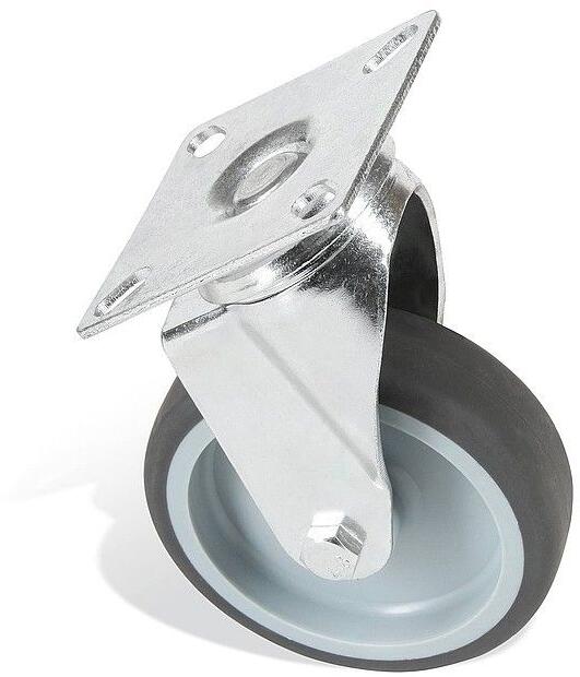 Kółko do wózka Splast Ø 125 mm z płytką mocującą