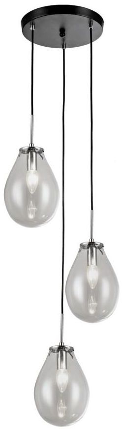Lampa wisząca FONDI transparentna E14 LIGHT PRESTIGE
