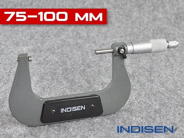 INDISEN Mikrometr zewnętrzny 75 - 100 mm analogowy (2322-7510)
