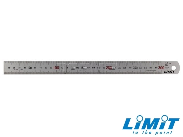 Limit Przymiar kreskowy stalowy, bezodbłyskowy 150 mm 15x0,5 mm 84270107