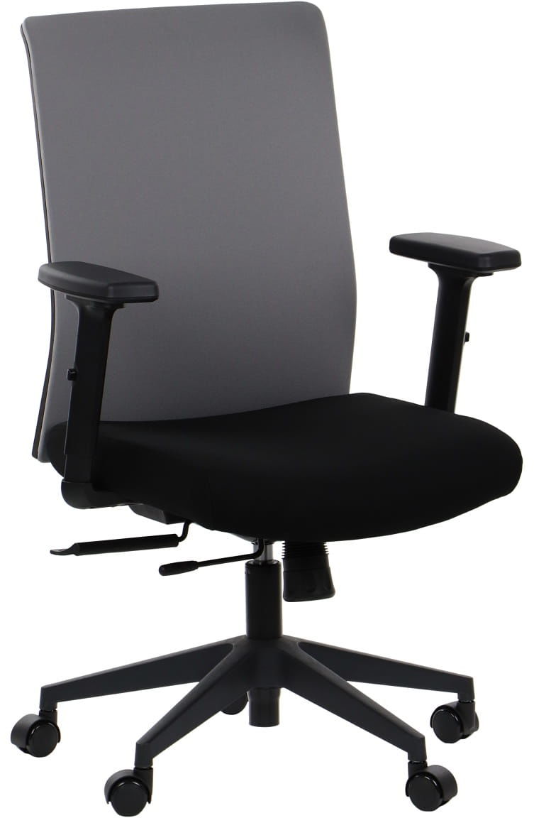 Krzesło biurowe obrotowe RIVERTON - oparcie tkaninowe, różne kolory