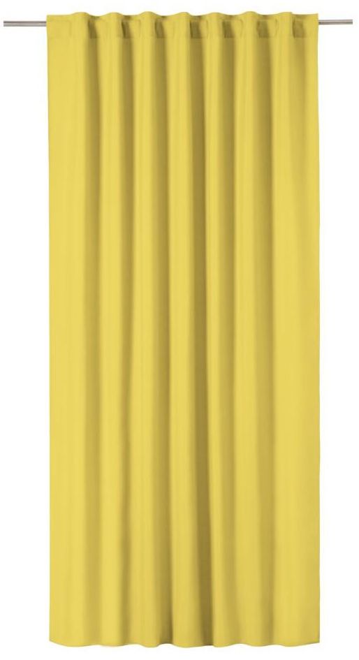 Zasłona Pharell żółta 140 x 280 cm na taśmie Inspire