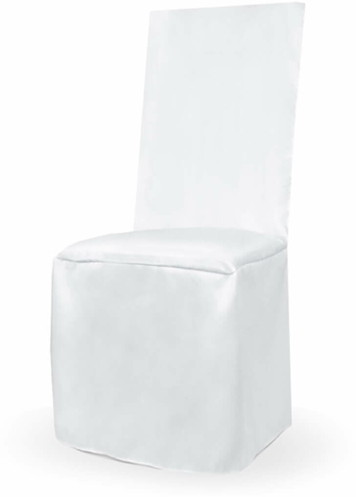 Pokrowiec na krzesło z matowej tkaniny - 1 szt.