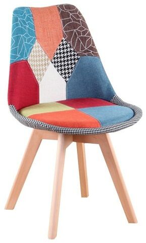 Krzesło Patchwork z poduszką - ART132C