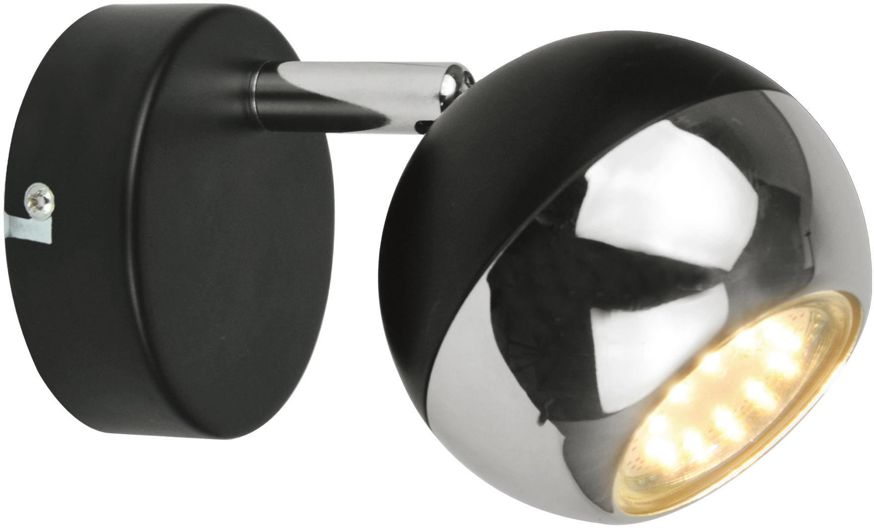 Zuma Line GU16016-1R-BK GASTER kinkiet lampa ścienna czarny 1xGU10 50W 14cm