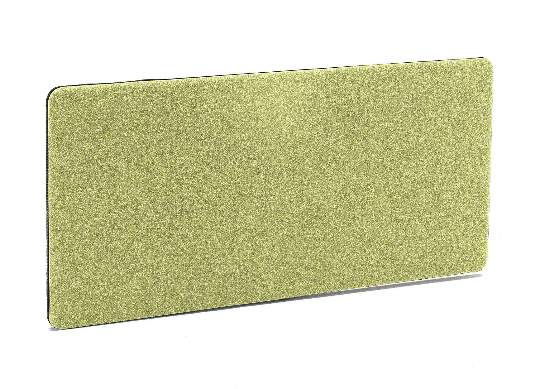 Ścianka biurkowa ZIP CALM, 1400x650 mm, zielony, czarny suwak