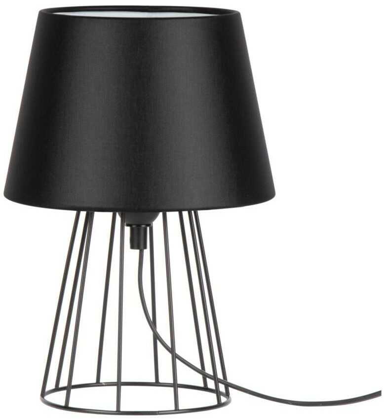 Spot-Light 7661104 - Lampa stołowa MANGOO 1 E27/40W/230V czarna