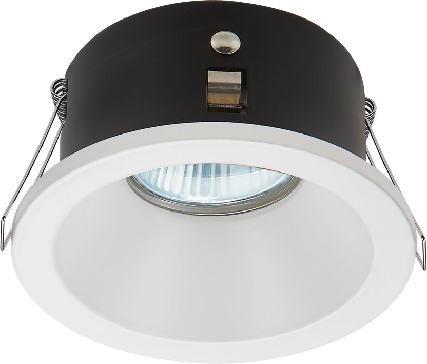 Candellux SH-11 2250830 oprawa od wbudowania stropowa biała WH MR16 oczko sufitowe hermetyczna min.7,6cm IP65