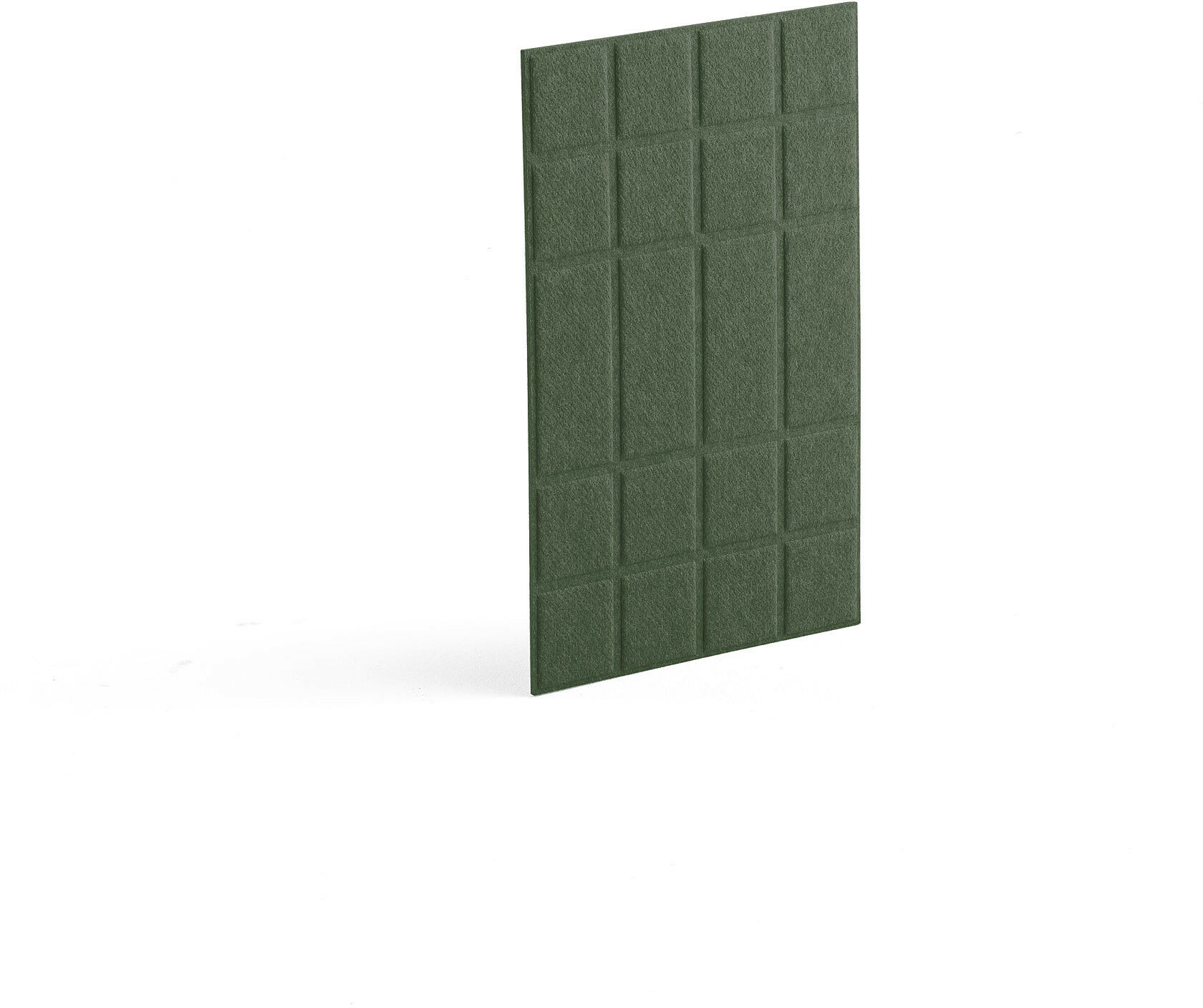 Ścianka biurkowa SPLIT, 400x600 mm, zielony