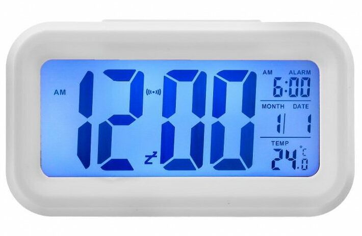 Xonix Budzik GHY-510 White z termometrem, Sensor Light