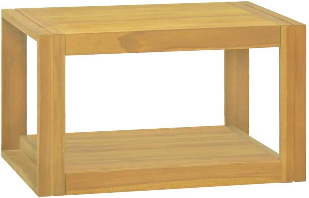 vidaXL Półka do łazienki, 60x45x35 cm, lite drewno tekowe