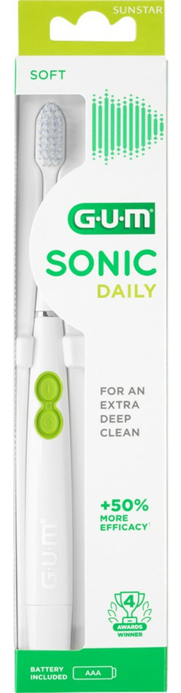 Szczoteczka elektryczna GUM Activital Sonic Daily biała