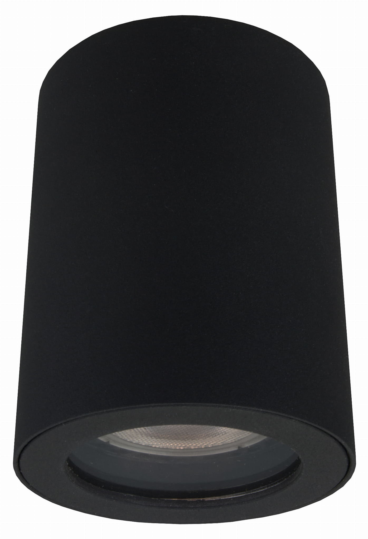 Light Prestige Faro LP-6510/1SM BK oprawa stropowa natynkowa metalowa czarna tuba 1x50W GU10 IP65 8,8cm