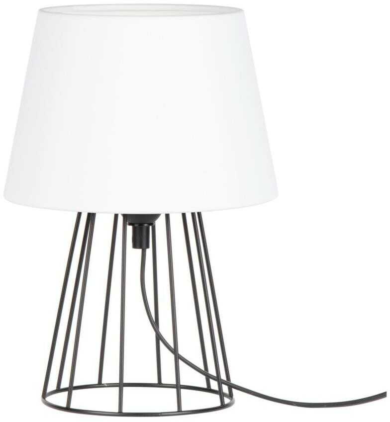 Spot-Light 7662104 - Lampa stołowa MANGOO 1 E27/40W/230V biały/czarny