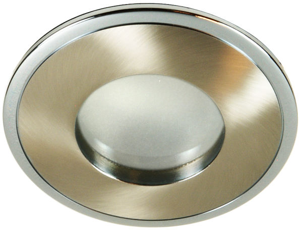 Candellux SH-08 NM/CH oprawa do wbudowania stropowa nikiel mat/chrom MR16 8,4cm IP65