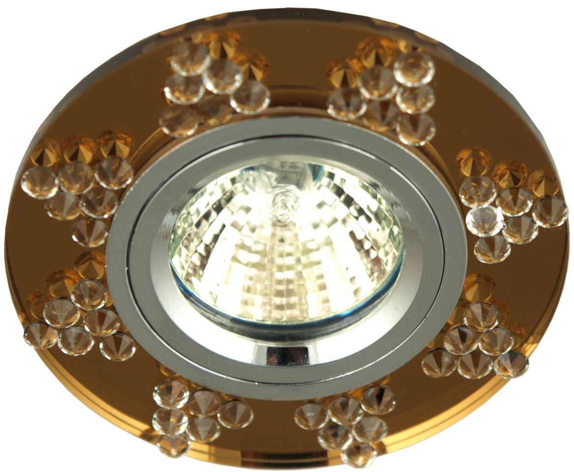 Candellux SS-19 CH/SI oprawa do wbudowania stropowa chrom okrągły siena MR16 min 6,4cm