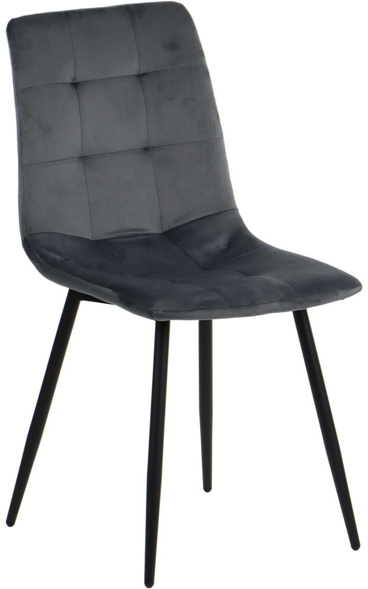 Krzesło tapicerowane do salonu, jadalni i restauracji CN-6004 - szary