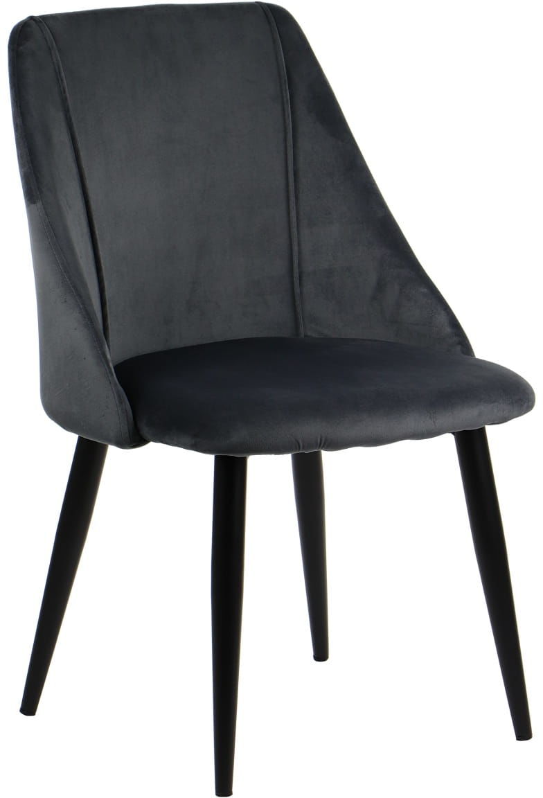 Krzesło tapicerowane do salonu, jadalni i restauracji CN-6030 - szary